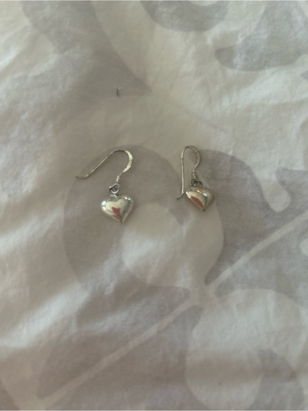Silver Heart Earrings